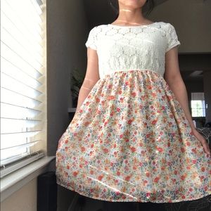 Speechless Floral Dress